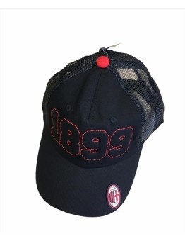 Cappellino Milan ufficiale  nero con rete